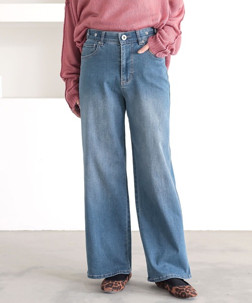 n'OrLABEL（ノアールレーベル）の「『ストレッチストレートデニムパンツ』（デニムパンツ・レディース・ブラック/インディゴブルー/ブルー/ネイビー/ブルー系その他・M/L/LL）」の19枚目の写真