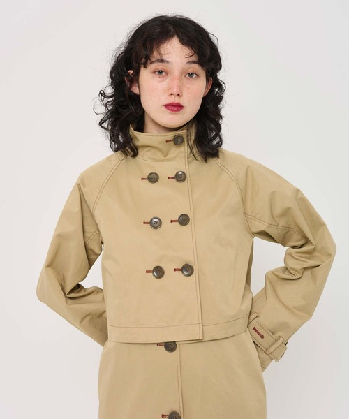 TINA：JOJUN（ティーナジョジュン）の「マルチWAY トレンチコート TINA：JOJUN（トレンチコート・レディース・ベージュ/ネイビー・M）」の8枚目の写真