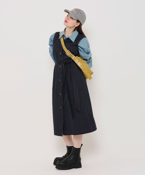 TINA：JOJUN（ティーナジョジュン）の「マルチWAY トレンチコート TINA：JOJUN（トレンチコート・レディース・ベージュ/ネイビー・M）」の19枚目の写真