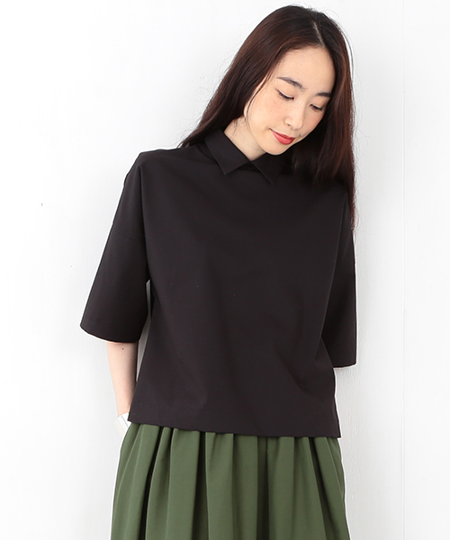 Ray BEAMS(レイビームス)の「◇RBS / フリンジチョーカー シャツ(シャツ/ブラウス・レディース・ホワイト/ブラック・ONE SIZE)」の7枚目の写真