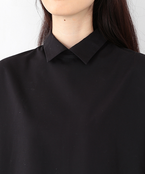 Ray BEAMS(レイビームス)の「◇RBS / フリンジチョーカー シャツ(シャツ/ブラウス・レディース・ホワイト/ブラック・ONE SIZE)」の4枚目の写真