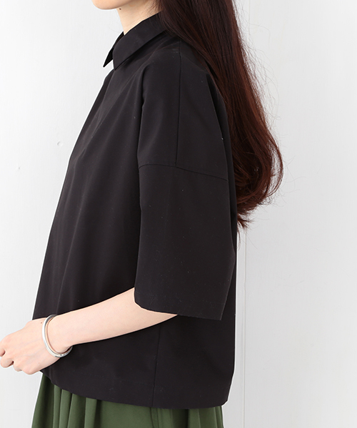 Ray BEAMS(レイビームス)の「◇RBS / フリンジチョーカー シャツ(シャツ/ブラウス・レディース・ホワイト/ブラック・ONE SIZE)」の5枚目の写真