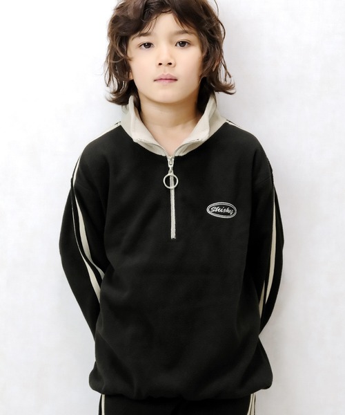 MARK & LONA サイドジップ付きトレーナー マークアンドロナ ジップパーカー フード付き ゴルフウェア サイド