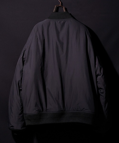 NUMBER (N)INE（ナンバーナイン）の「MATTE NYLON OVER MA-1 JACKET / マッドナイロン 中綿 エムエーワン ジャケット（MA-1・メンズ・グレー系その他/ブラック・3/2/4）」の10枚目の写真