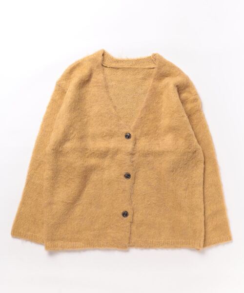 STYLEBLOCK(スタイルブロック)の「ニットカーディガン(カーディガン/ボレロ・レディース・ブルー/チャコールグレー/ピンク/グレー/モカ/イエロー/グリーン/アイボリー・M)」の1枚目の写真