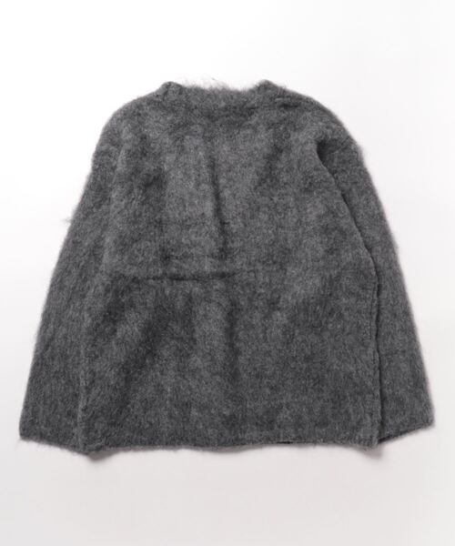 STYLEBLOCK(スタイルブロック)の「ニットカーディガン(カーディガン/ボレロ・レディース・ブルー/チャコールグレー/ピンク/グレー/モカ/イエロー/グリーン/アイボリー・M)」の9枚目の写真