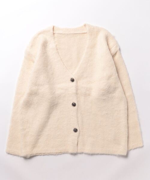 STYLEBLOCK(スタイルブロック)の「ニットカーディガン(カーディガン/ボレロ・レディース・ブルー/チャコールグレー/ピンク/グレー/モカ/イエロー/グリーン/アイボリー・M)」の10枚目の写真