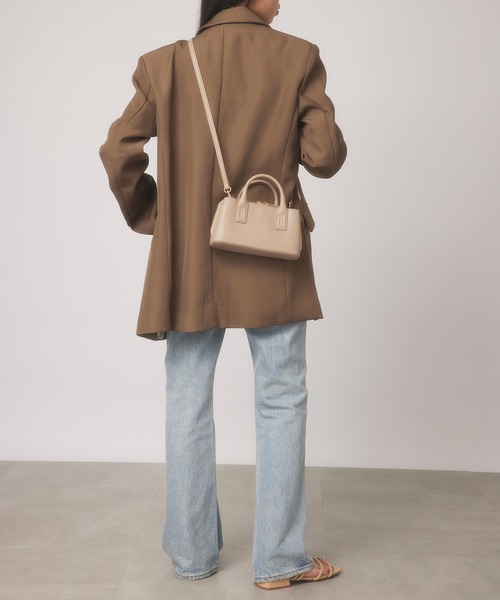 MIAN （ミアン）の「【MIAN】3部屋ウォレットミニショルダーバッグ 2231-246-1（ショルダーバッグ・レディース・マスタード/ブラック/グレイッシュベージュ・FREE）」の22枚目の写真