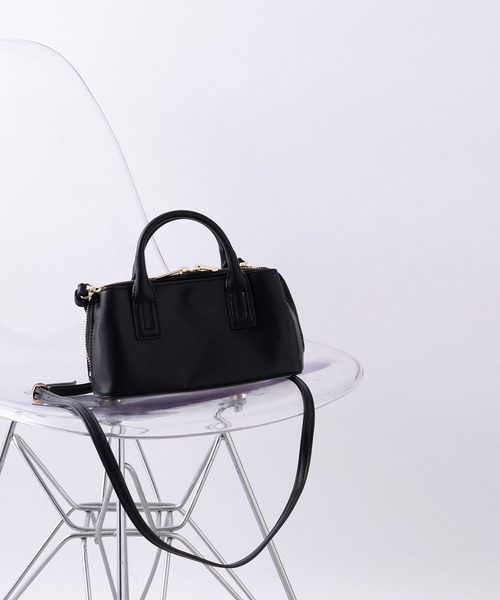 MIAN （ミアン）の「【MIAN】3部屋ウォレットミニショルダーバッグ 2231-246-1（ショルダーバッグ・レディース・マスタード/ブラック/グレイッシュベージュ・FREE）」の5枚目の写真