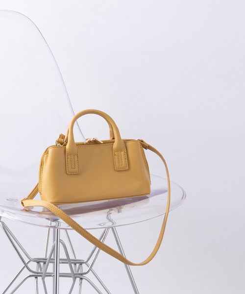 MIAN （ミアン）の「【MIAN】3部屋ウォレットミニショルダーバッグ 2231-246-1（ショルダーバッグ・レディース・マスタード/ブラック/グレイッシュベージュ・FREE）」の16枚目の写真