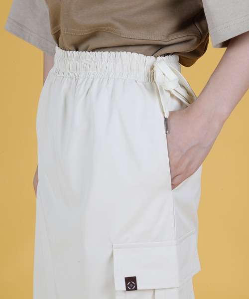 S'more(スモア)の「Mesh layered double sided skirt(スカート・レディース・ホワイト/カーキ・LARGE/SMALL/MEDIUM)」の4枚目の写真