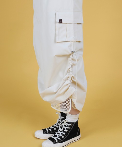 S'more(スモア)の「Mesh layered double sided skirt(スカート・レディース・ホワイト/カーキ・LARGE/SMALL/MEDIUM)」の5枚目の写真