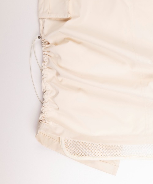 S'more(スモア)の「Mesh layered double sided skirt(スカート・レディース・ホワイト/カーキ・LARGE/SMALL/MEDIUM)」の19枚目の写真