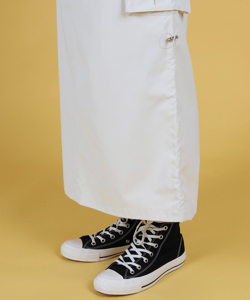 S'more(スモア)の「Mesh layered double sided skirt(スカート・レディース・ホワイト/カーキ・LARGE/SMALL/MEDIUM)」の12枚目の写真