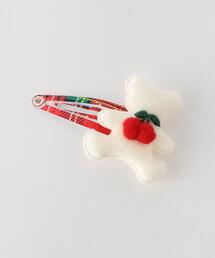 green label relaxing（グリーンレーベルリラクシング）の「＜Milk&Soda＞ XMAS TEDDY BEAR ヘアクリップ（バレッタ/ヘアクリップ）」