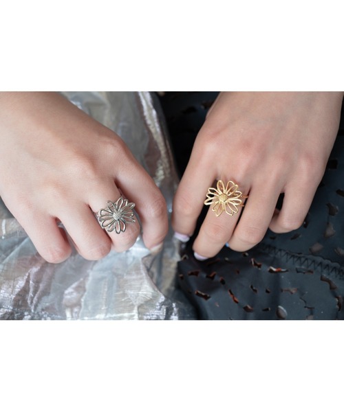 CHACO （FLOWER ACCESSORY）（チャコ）の「CHACO/ Margaret ring (Gold / Silver )（リング・レディース・シルバー/ゴールド・FREE）」の4枚目の写真