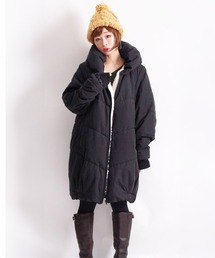 Sawa a la mode（サワアラモード）の「裏ボアショールカラー中綿コート（ダウンジャケット/コート）」