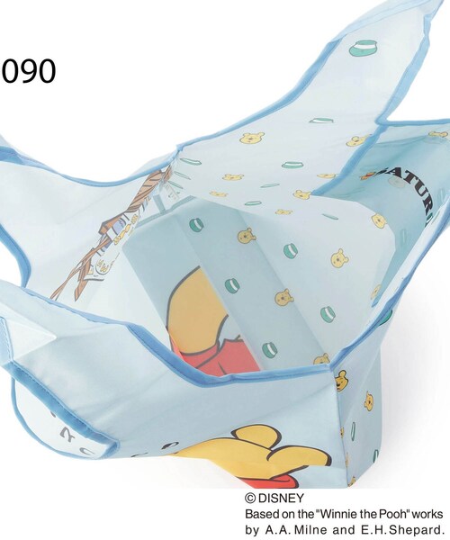 one'sterrace(ワンズテラス)の「【ワンズテラスオリジナル】ディズニー 『クマのプーさん』 エコバッグ BOLD&TRUE(エコバッグ/サブバッグ・レディース・サックスブルー/ライトグリーン・99)」の9枚目の写真