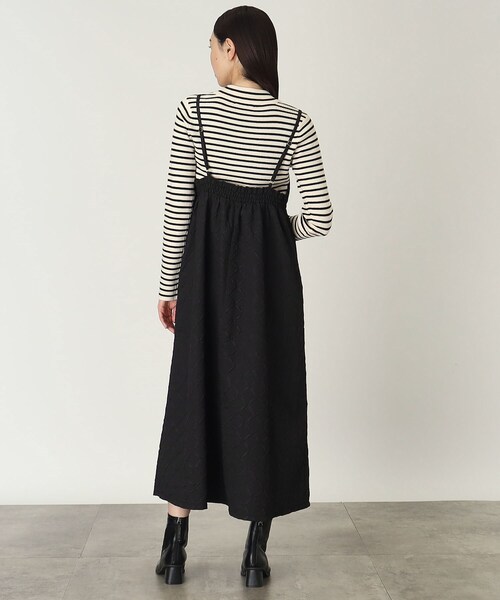 THE SHOP TK (ザ ショップ ティーケー )の「◆ポコポコキャミワンピース【洗濯機洗い可】(ワンピース・レディース・ブラック/オフホワイト・13/12)」の17枚目の写真