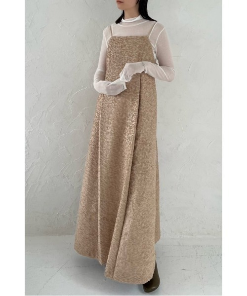STYLEMIXER（スタイルミキサー）の「フリンジジャガードキャミワンピース（ワンピース・レディース・ブラック/ベージュ・MEDIUM/SMALL）」の19枚目の写真