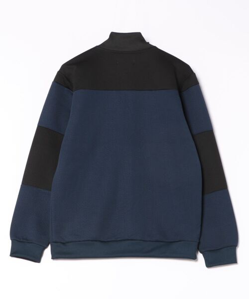 STYLEBLOCK(スタイルブロック)の「スポンジエンボス切り替えブルゾン(ブルゾン・メンズ・グレー/ブラック/ネイビー・L/M)」の4枚目の写真