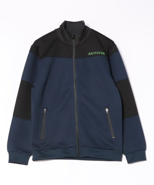 STYLEBLOCK(スタイルブロック)の「スポンジエンボス切り替えブルゾン(ブルゾン・メンズ・グレー/ブラック/ネイビー・L/M)」の8枚目の写真