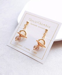 【Cherie+Chambre】Mantel×Luster Beads Earring