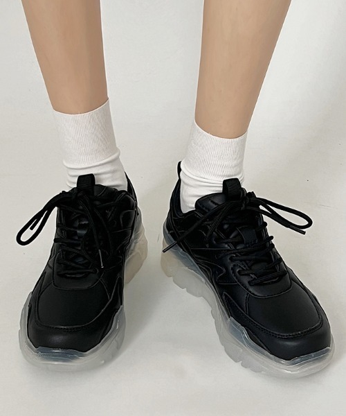 靴 Riley EU38/24.5cm Shoes in Closet（シューズインクローゼット）の「軽量厚底 クリア