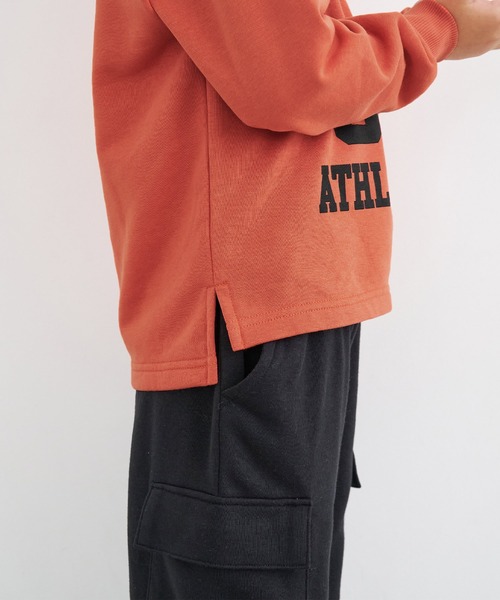 coca（coca）（コカ）の「キッズ 裏毛ロゴトップス（スウェット・キッズ・ブラック/ブルー/オレンジ・110/120/130/140）」の8枚目の写真