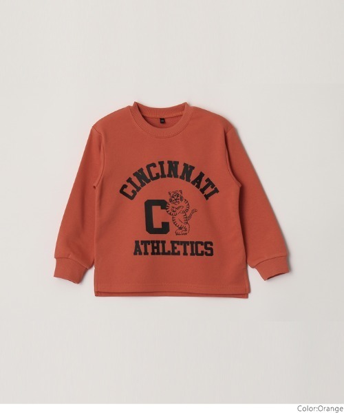 coca（coca）（コカ）の「キッズ 裏毛ロゴトップス（スウェット・キッズ・ブラック/ブルー/オレンジ・110/120/130/140）」の16枚目の写真