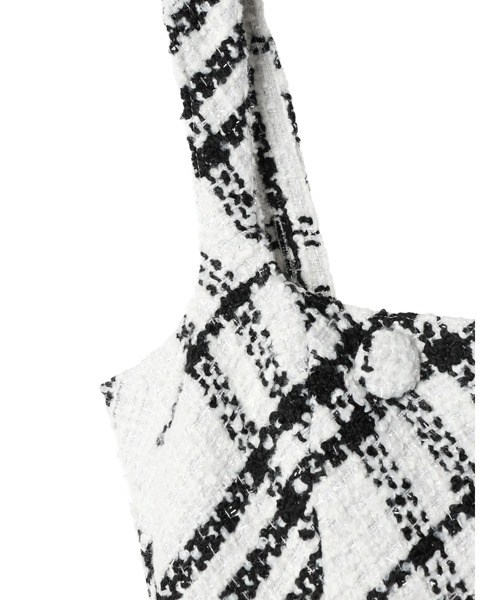 DURAS（デュラス）の「Tweed mini dress（ワンピース・レディース・ホワイト/ブラック・S/M）」の5枚目の写真