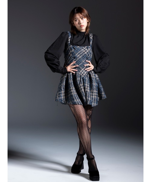 DURAS（デュラス）の「Tweed mini dress（ワンピース・レディース・ホワイト/ブラック・S/M）」の13枚目の写真