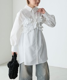 forksy. | 【forksy.】【オケージョン対応】フリルビスチェ付きシャツ(シャツ/ブラウス)