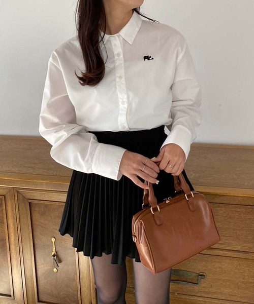 one after another NICE CLAUP（ワンアフターアナザーナイスクラップ）の「細プリーツミニスカート（スカート・レディース・ベージュ/ブラック/グレー・FREE）」の12枚目の写真