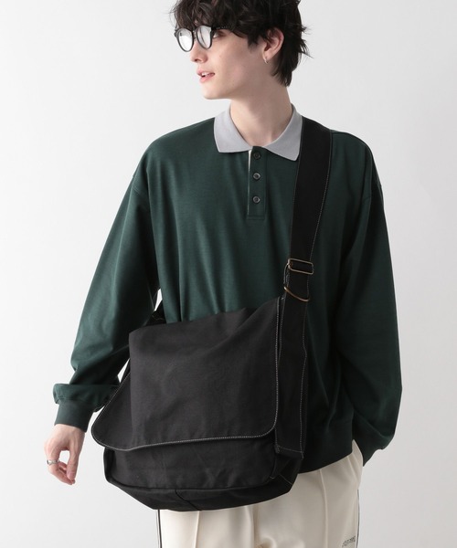 RAGEBLUE(レイジブルー)の「フラップ/ビッグショルダーバッグ2(ショルダーバッグ・メンズ・その他5/ブラック・FREE)」の15枚目の写真