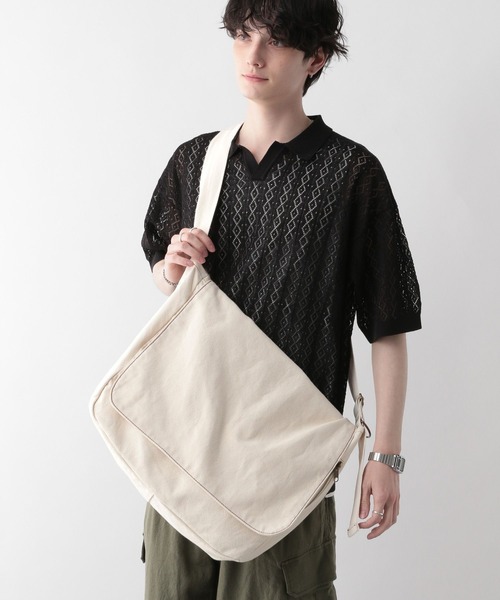 RAGEBLUE(レイジブルー)の「フラップ/ビッグショルダーバッグ2(ショルダーバッグ・メンズ・その他5/ブラック・FREE)」の12枚目の写真