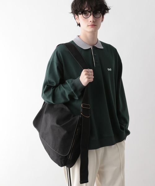 RAGEBLUE(レイジブルー)の「フラップ/ビッグショルダーバッグ2(ショルダーバッグ・メンズ・その他5/ブラック・FREE)」の13枚目の写真