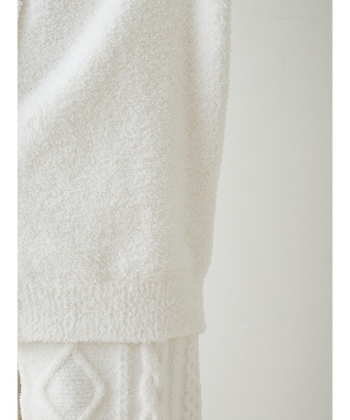 gelato pique（ジェラートピケ）の「【Sweet】ジャガードカーディガン（ルームウェア/パジャマ・レディース・オフホワイト/ピンク・FREE）」の21枚目の写真