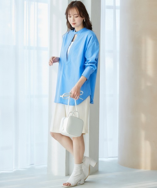 miclat(ミクラ)の「大きいサイズ ショートパンツ miclat(その他パンツ・レディース・ホワイト/ブラウン・L/LL/3L/4L/5L)」の3枚目の写真