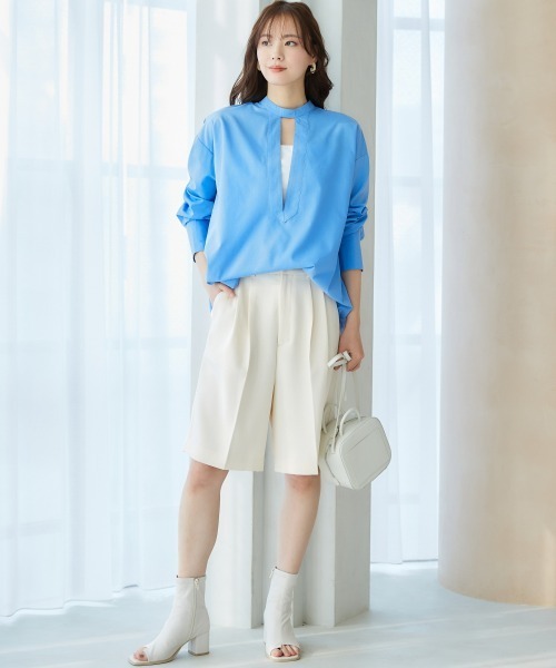 miclat(ミクラ)の「大きいサイズ ショートパンツ miclat(その他パンツ・レディース・ホワイト/ブラウン・L/LL/3L/4L/5L)」の16枚目の写真