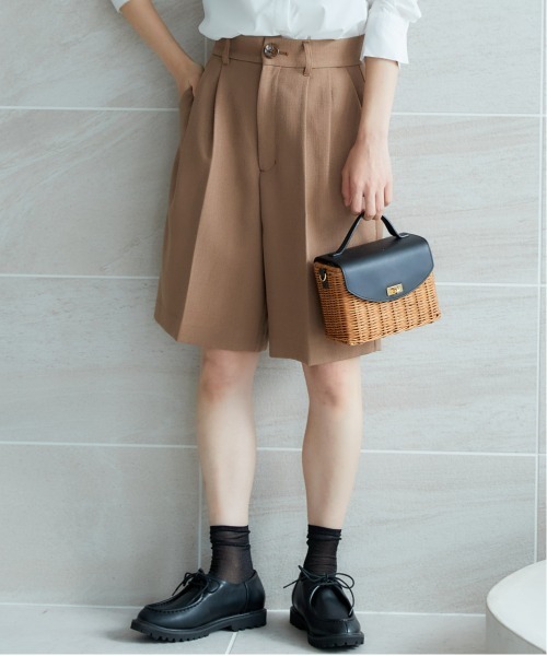 miclat(ミクラ)の「大きいサイズ ショートパンツ miclat(その他パンツ・レディース・ホワイト/ブラウン・L/LL/3L/4L/5L)」の22枚目の写真