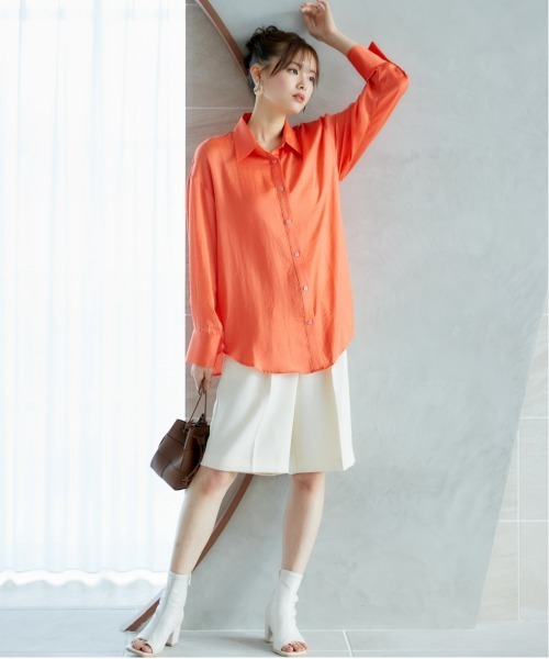 miclat(ミクラ)の「大きいサイズ ショートパンツ miclat(その他パンツ・レディース・ホワイト/ブラウン・L/LL/3L/4L/5L)」の9枚目の写真