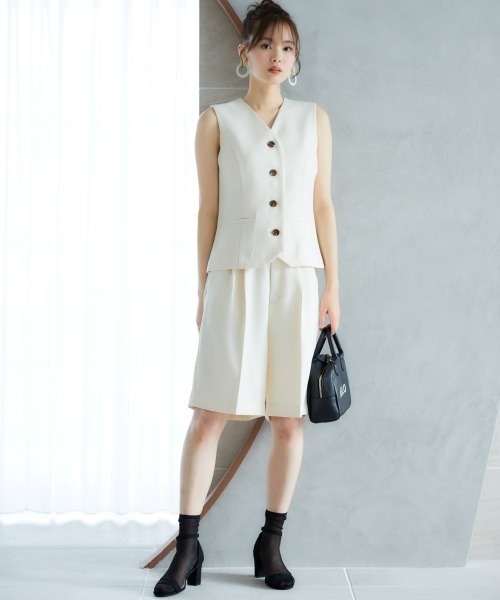 miclat(ミクラ)の「大きいサイズ ショートパンツ miclat(その他パンツ・レディース・ホワイト/ブラウン・L/LL/3L/4L/5L)」の10枚目の写真