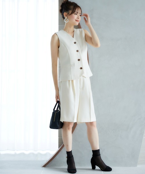 miclat(ミクラ)の「大きいサイズ ショートパンツ miclat(その他パンツ・レディース・ホワイト/ブラウン・L/LL/3L/4L/5L)」の17枚目の写真