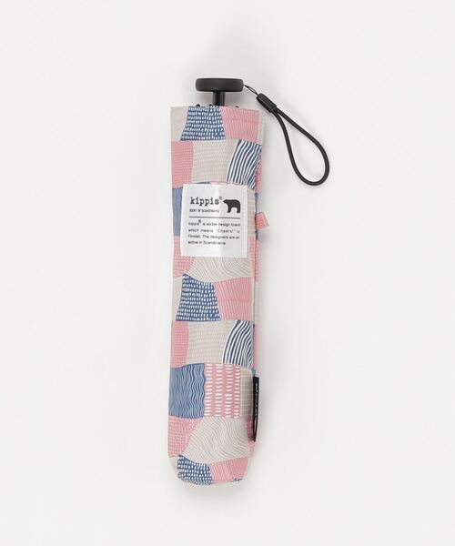 Waterfront(ウォーターフロント)の「kippis 極軽カーボン UVブロック 55cm 折傘 日傘 晴雨兼用(折りたたみ傘・レディース・オフホワイト/グレー/ピンク・FREE)」の14枚目の写真