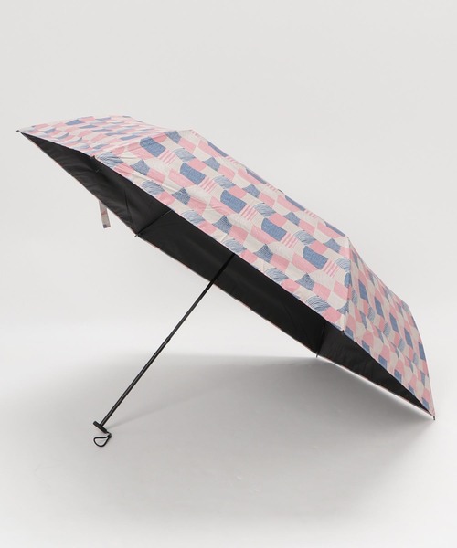 Waterfront(ウォーターフロント)の「kippis 極軽カーボン UVブロック 55cm 折傘 日傘 晴雨兼用(折りたたみ傘・レディース・オフホワイト/グレー/ピンク・FREE)」の15枚目の写真