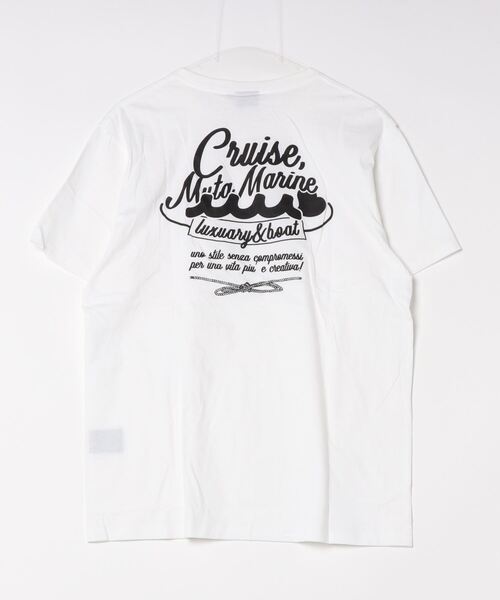 muta marine（ムータ・マリン）の「CRUISE MARINE Tシャツ（Tシャツ/カットソー・メンズ・ホワイト/ブラック・6/7/ 8/8/10/5）」の4枚目の写真