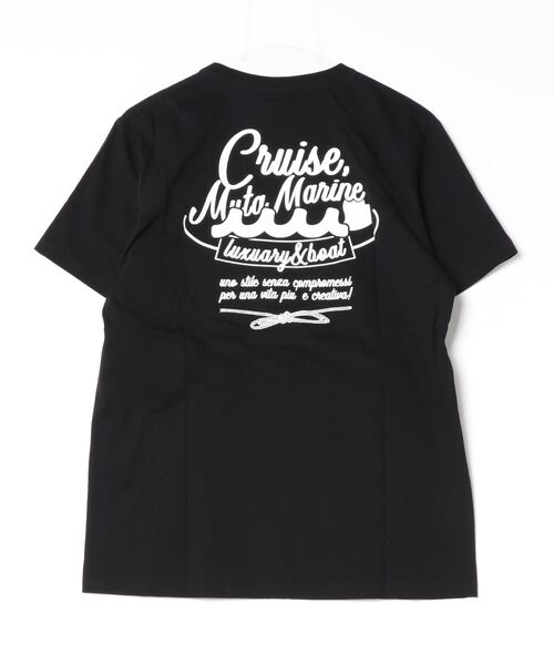 muta marine（ムータ・マリン）の「CRUISE MARINE Tシャツ（Tシャツ/カットソー・メンズ・ホワイト/ブラック・6/7/ 8/8/10/5）」の5枚目の写真