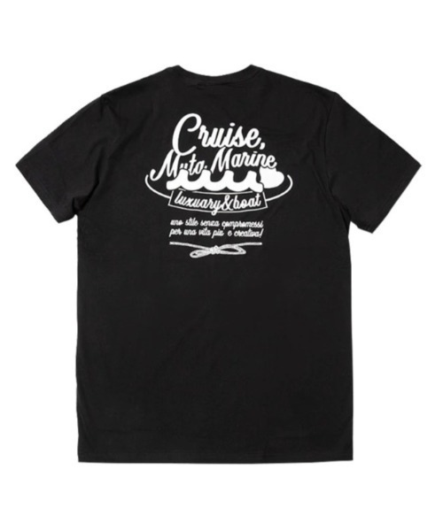 muta marine（ムータ・マリン）の「CRUISE MARINE Tシャツ（Tシャツ/カットソー・メンズ・ホワイト/ブラック・6/7/ 8/8/10/5）」の3枚目の写真