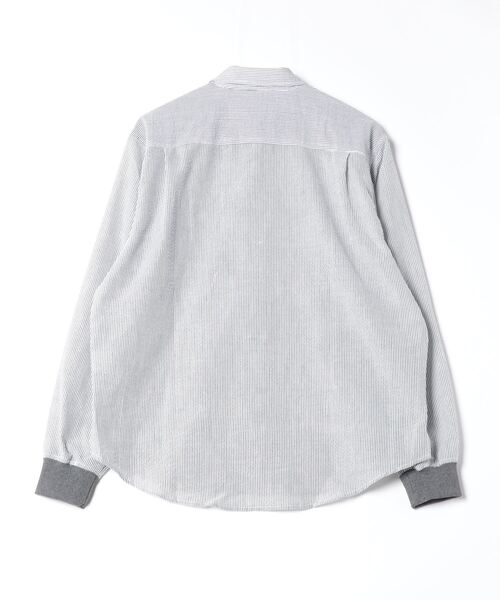 KRIFF MAYER（クリフメイヤー）の「Happy long sleeve snap shirt / ハッピー 長袖 スナップシャツ unisex（シャツ/ブラウス・メンズ・ネイビー/その他2/その他3/サックスブルー/マルチ/グレー・L/XL/M）」の7枚目の写真